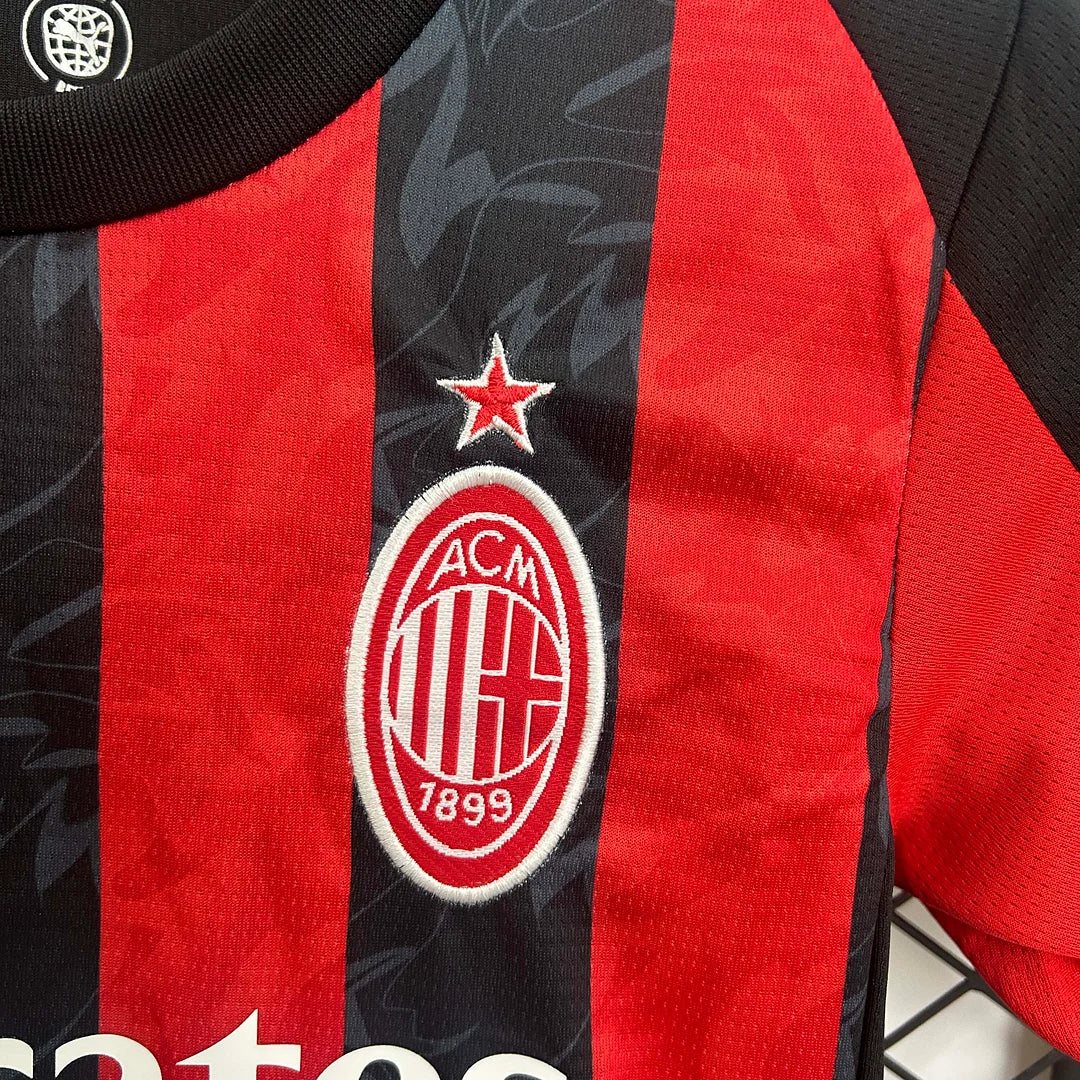 AC Milan 2025/26 Home Kids Kit