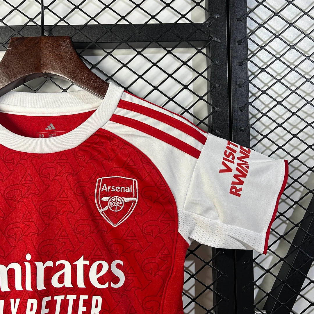 Arsenal 2025/26 Home Kids Kit