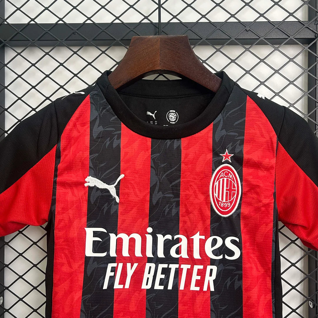 AC Milan 2025/26 Home Kids Kit