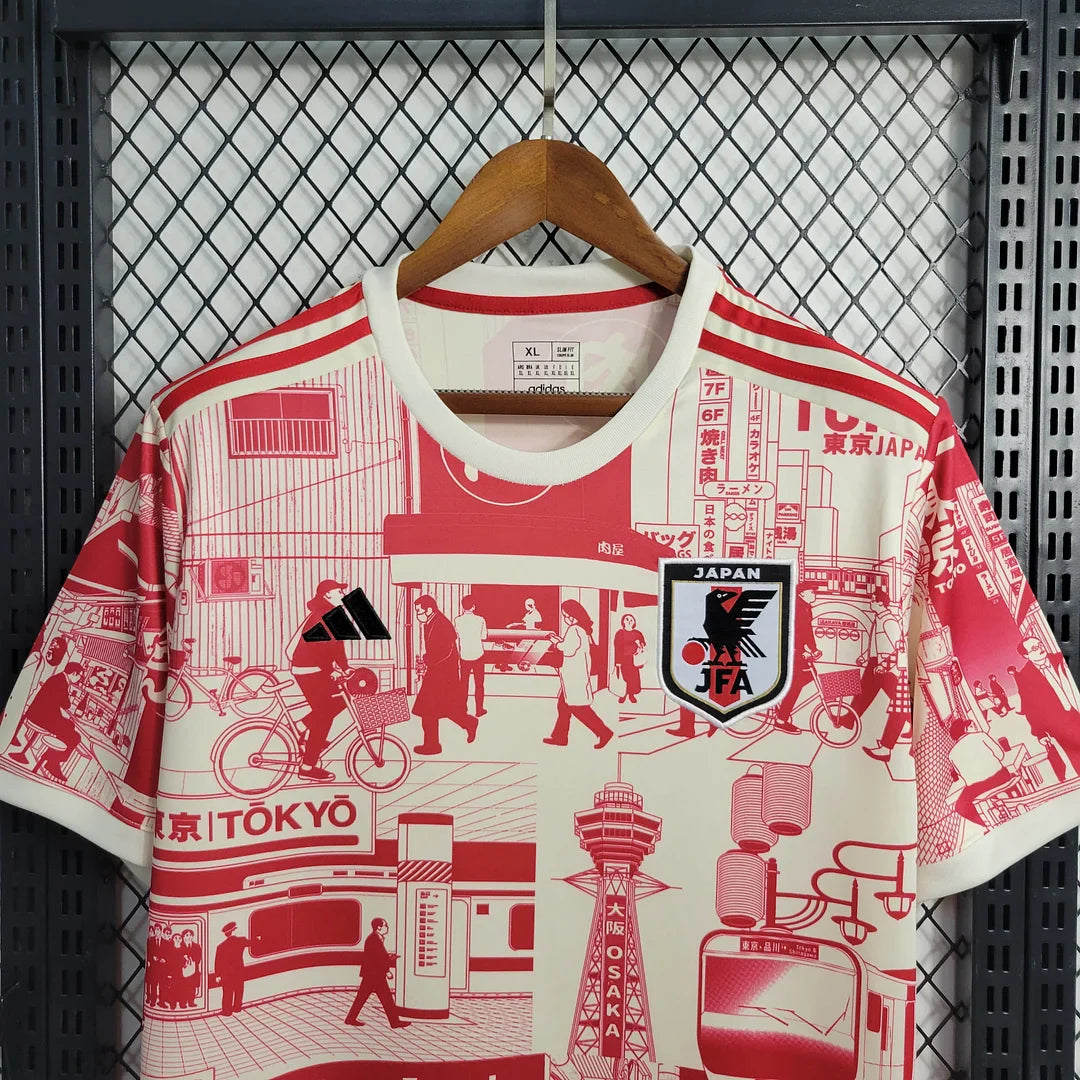 Japan Tokyo Red And White 2023 Special Jersey