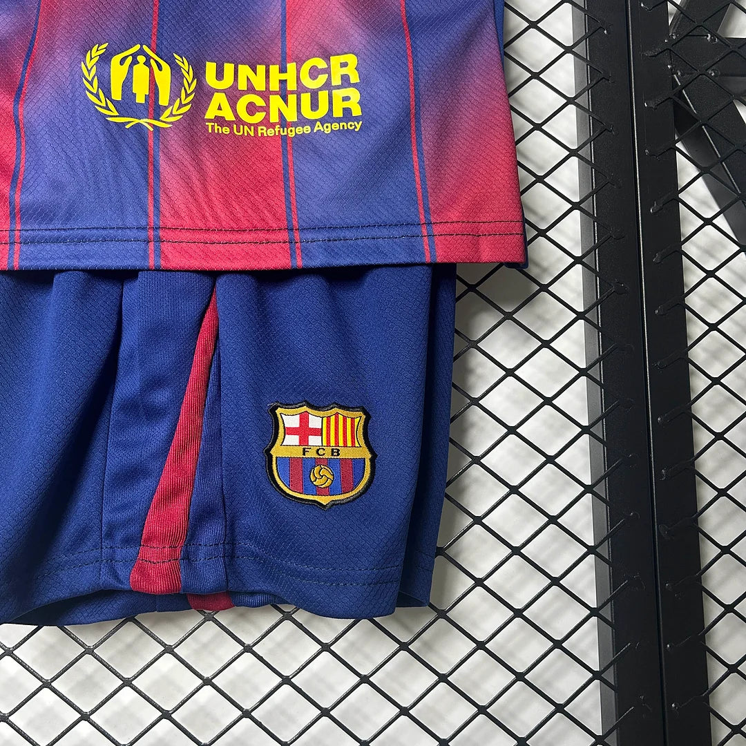 Barcelona 2025/26 Home Kids Kit