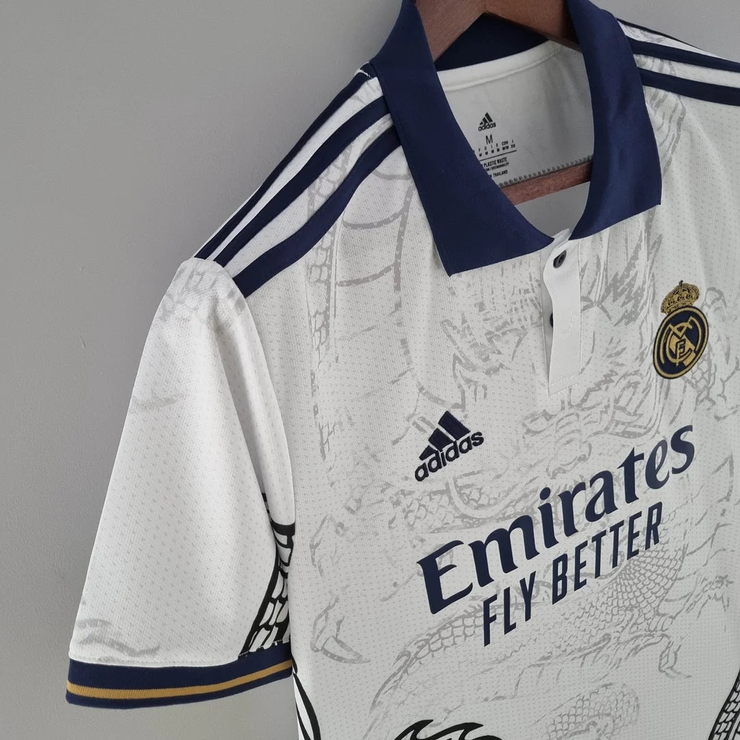 Real Madrid Black Dragon And White 2022/23 Special Jersey