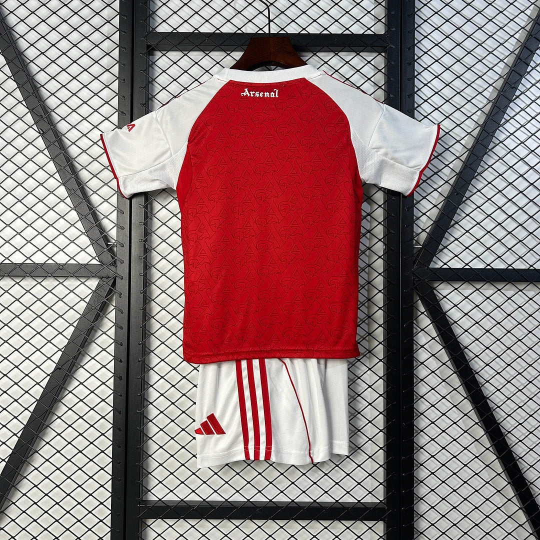 Arsenal 2025/26 Home Kids Kit