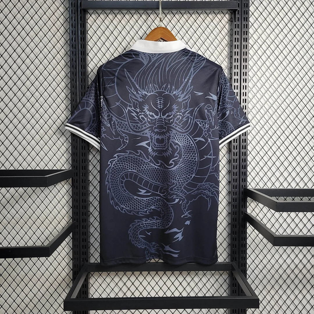 Real Madrid White Dragon And Black 2023/24 Special Jersey