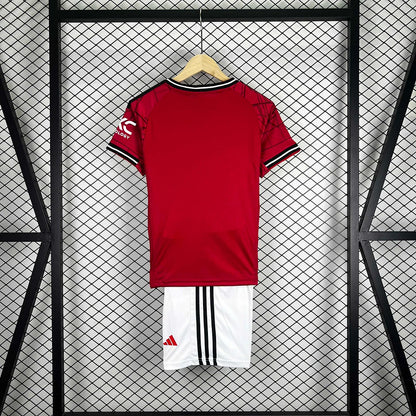 Manchester United 2025/26 Home Kids Kit