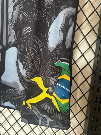 Brazil Jesus Black And Gray 2024 Special Jersey