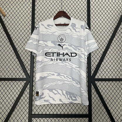Manchester City Gray Dragon And White 2023/24 Special Jersey