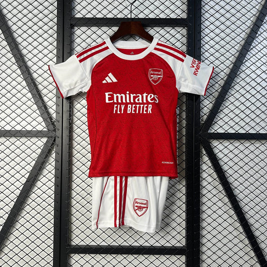Arsenal 2025/26 Home Kids Kit