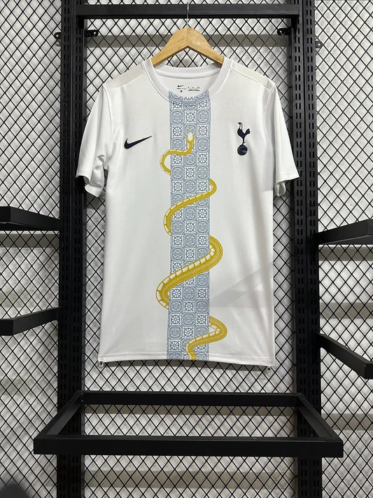 Tottenham Gold Snake And White 2025/26 Special Jersey