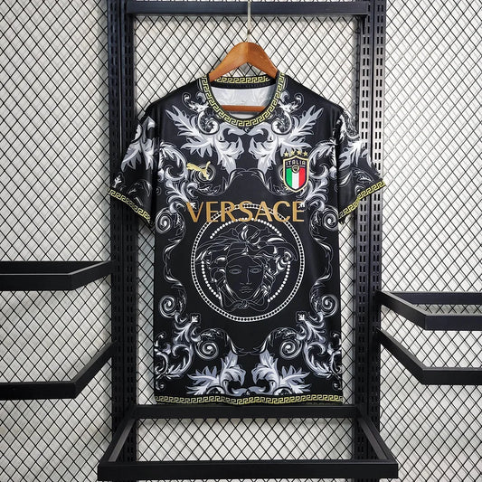 Italy Versace Black 2023 Special Jersey