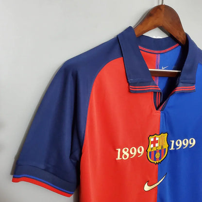 Barcelona 1999/00 Home Retro Jersey