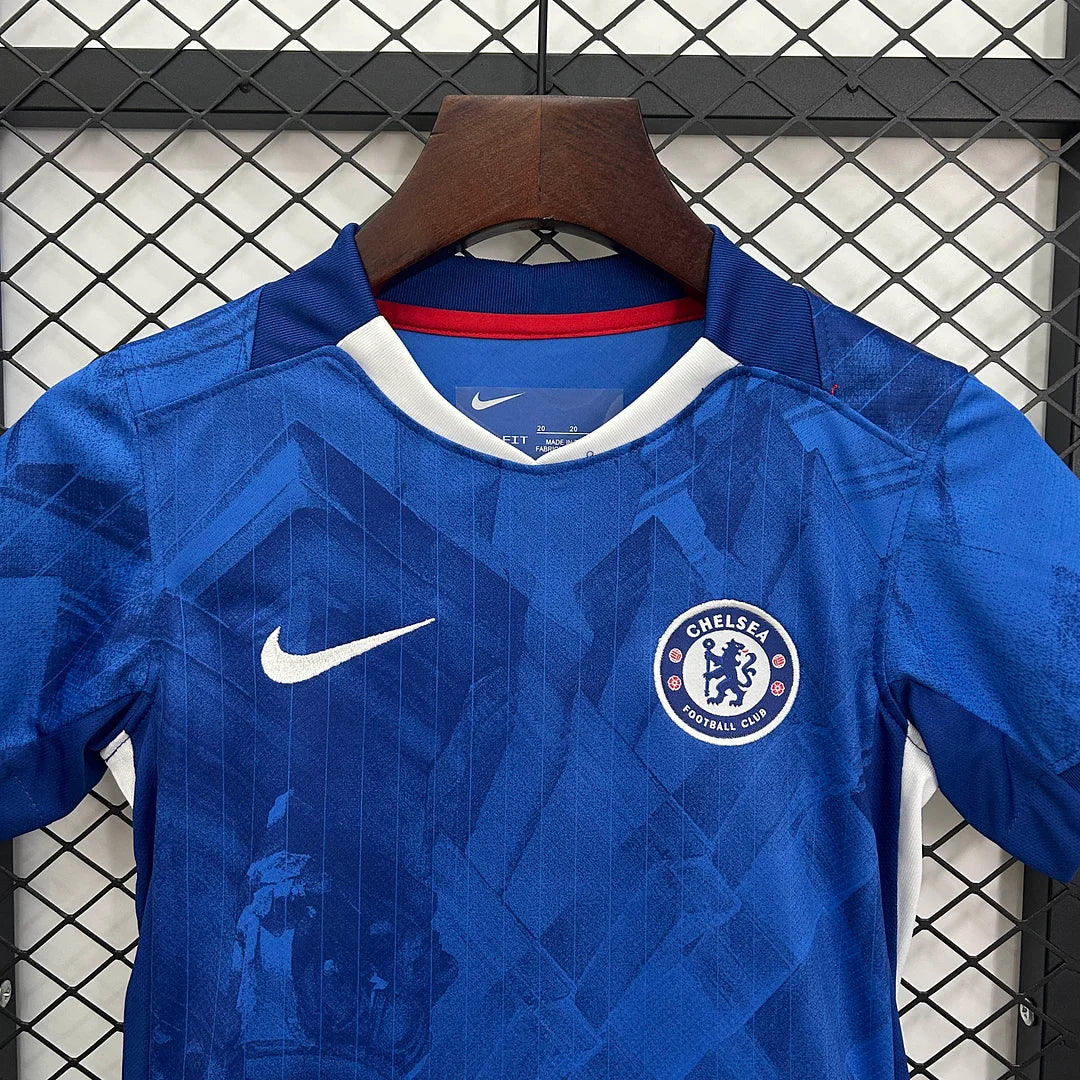 Chelsea 2025/26 Home Kids Kit