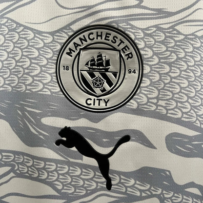 Manchester City Gray Dragon And White 2023/24 Special Jersey