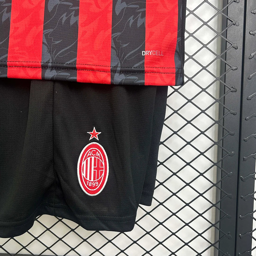 AC Milan 2025/26 Home Kids Kit