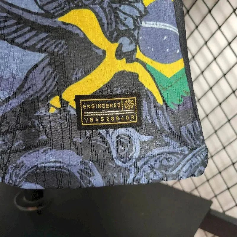 Brazil Jesus Black And Gray 2024 Special Jersey