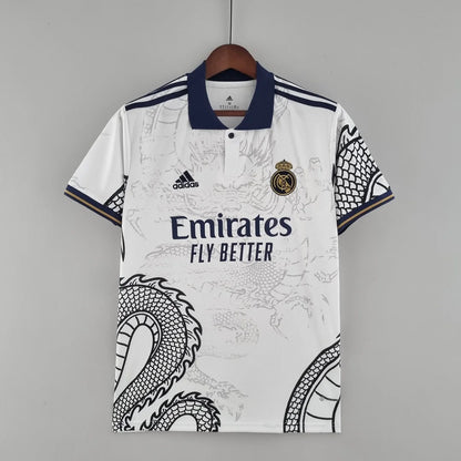Real Madrid Black Dragon And White 2022/23 Special Jersey