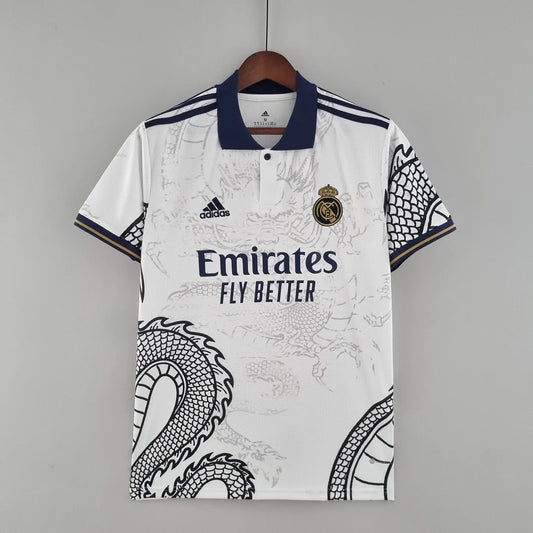Real Madrid Black Dragon And White 2022/23 Special Jersey