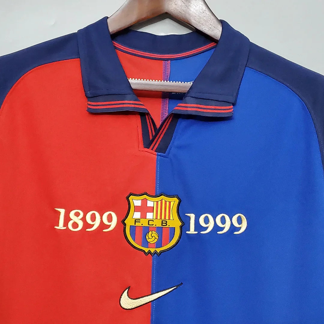 Barcelona 1999/00 Home Retro Jersey