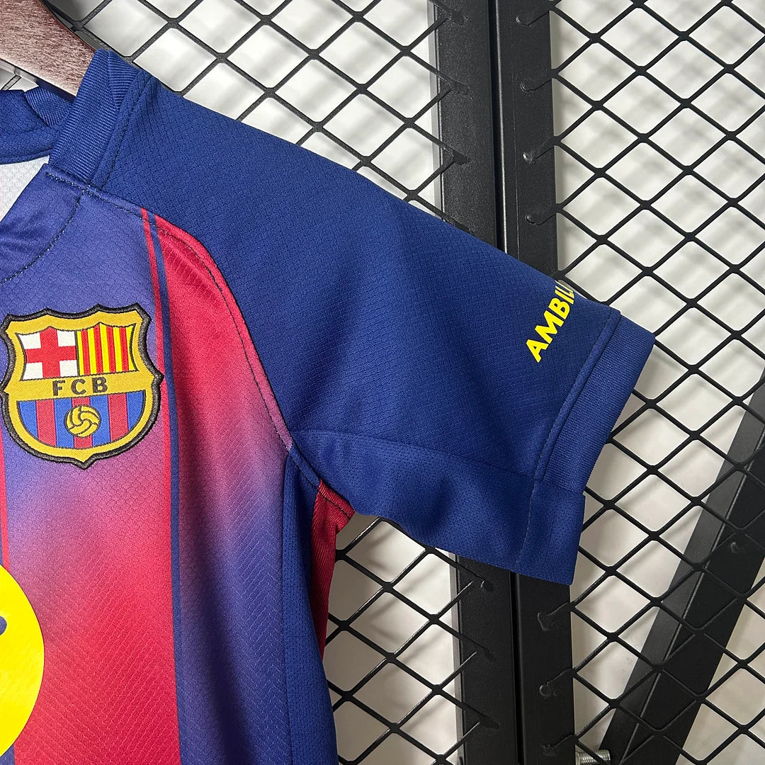 Barcelona 2025/26 Home Kids Kit