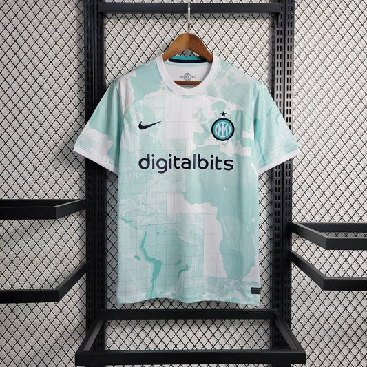 Inter Milan White And Light Blue 2022/23 Special Jersey