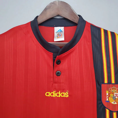 Spain 1996 Home Retro Jersey