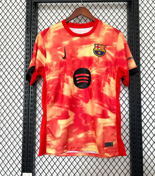 Barcelona Red And Orange 2023/24 Special Jersey