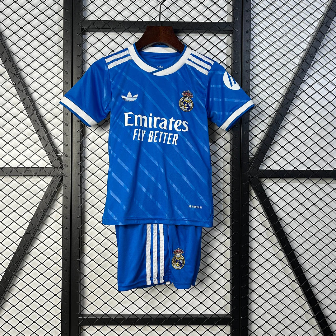Real Madrid 2025/26 3rd Kids Kit