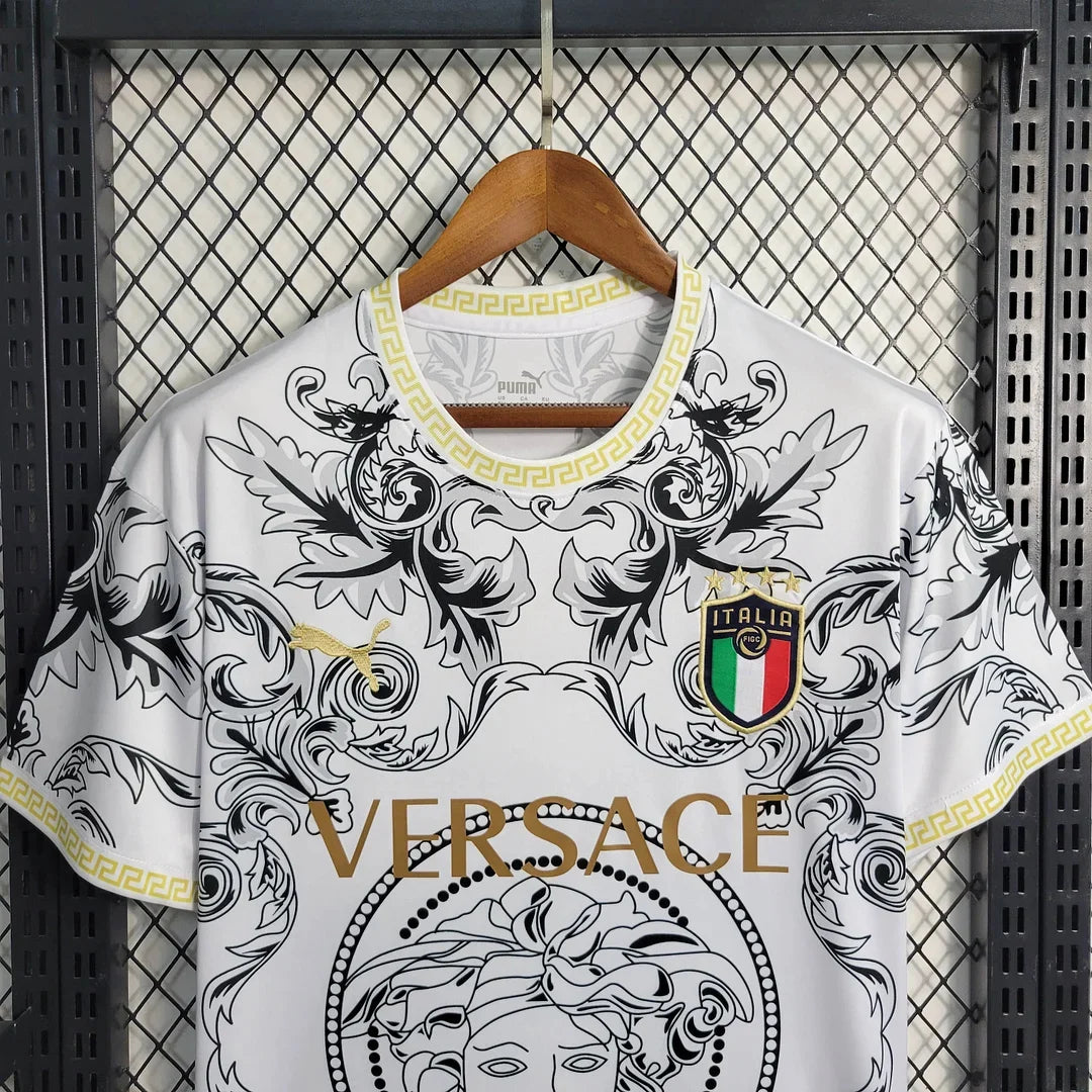 Italy Versace White 2023 Special Jersey