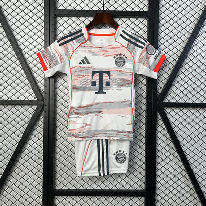Bayern Munich 2025/26 Away Kids Kit