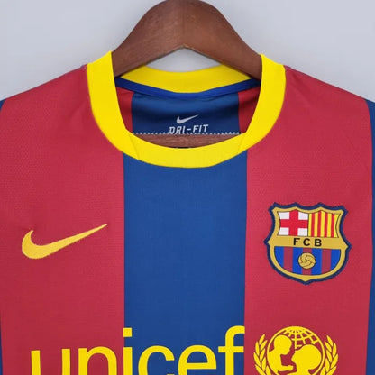 Barcelona 2010/11 Home Retro Jersey Long Sleeves