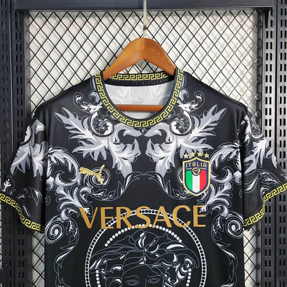 Italy Versace Black 2023 Special Jersey