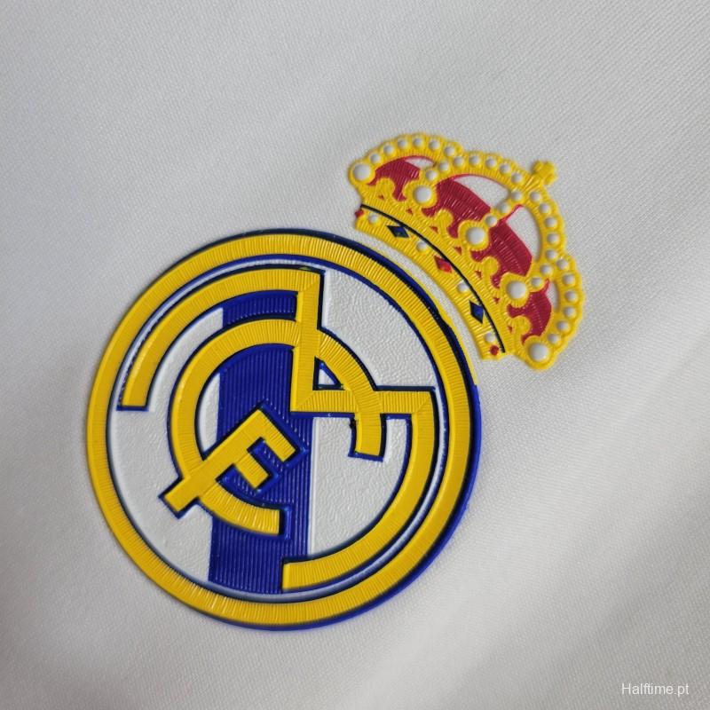 Real Madrid 2011/12 Home Retro Jersey Long Sleeves