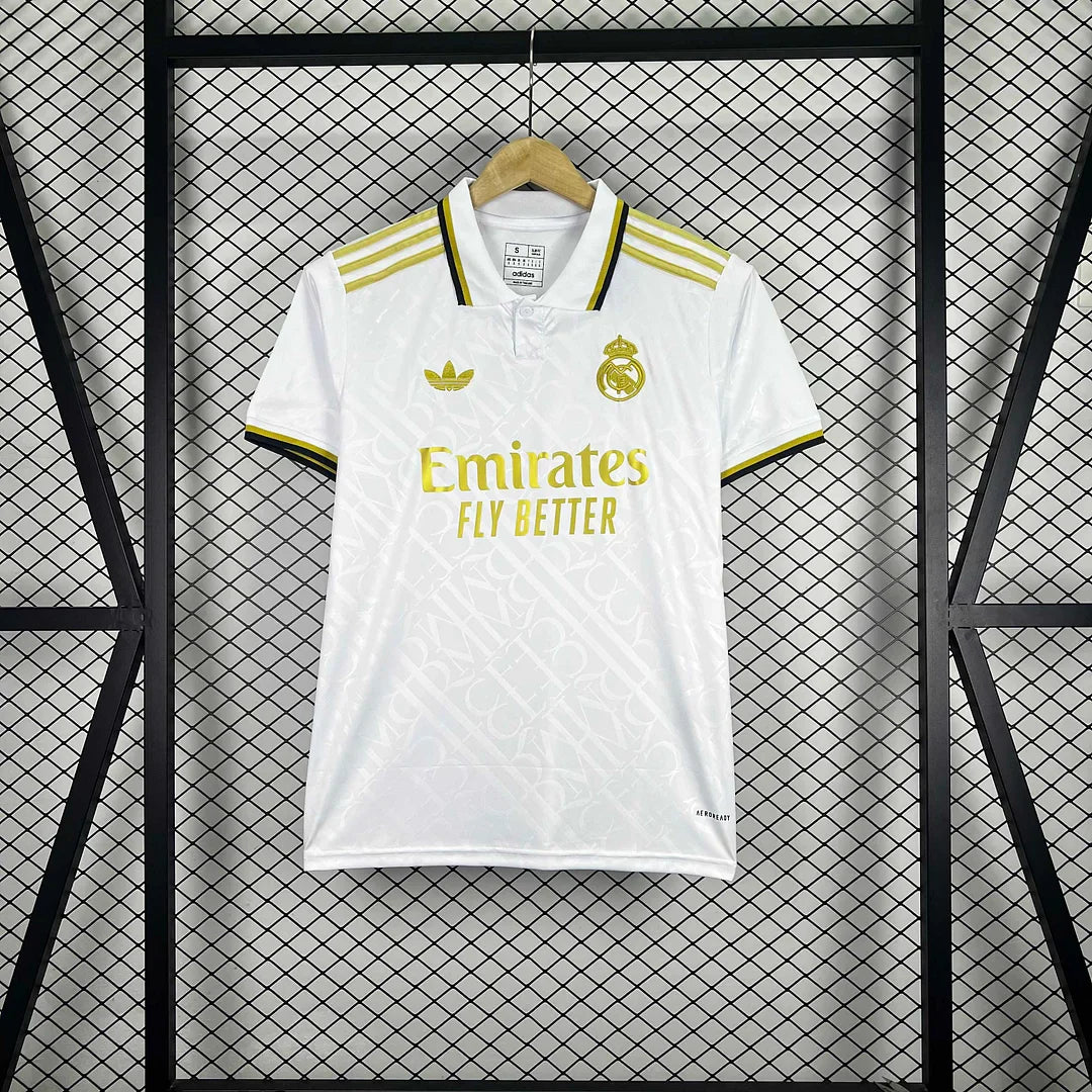 Real Madrid White And Gold 2025/26 Special Jersey