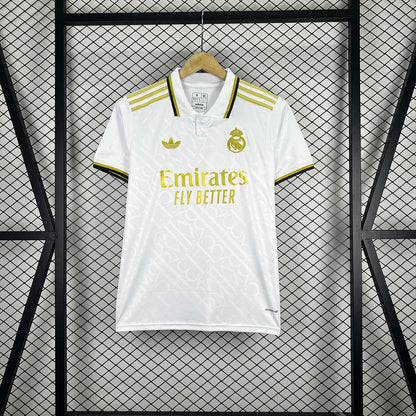 Real Madrid White And Gold 2025/26 Special Jersey
