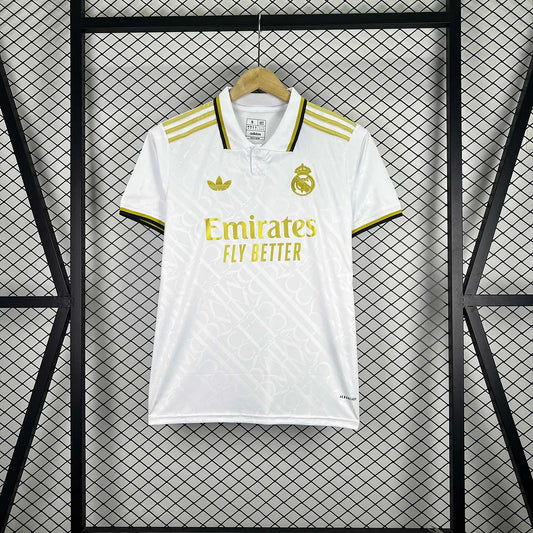 Real Madrid White And Gold 2025/26 Special Jersey