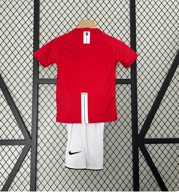 Manchester United 2007/08 Home Kids Kits