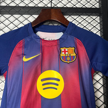 Barcelona 2025/26 Home Kids Kit