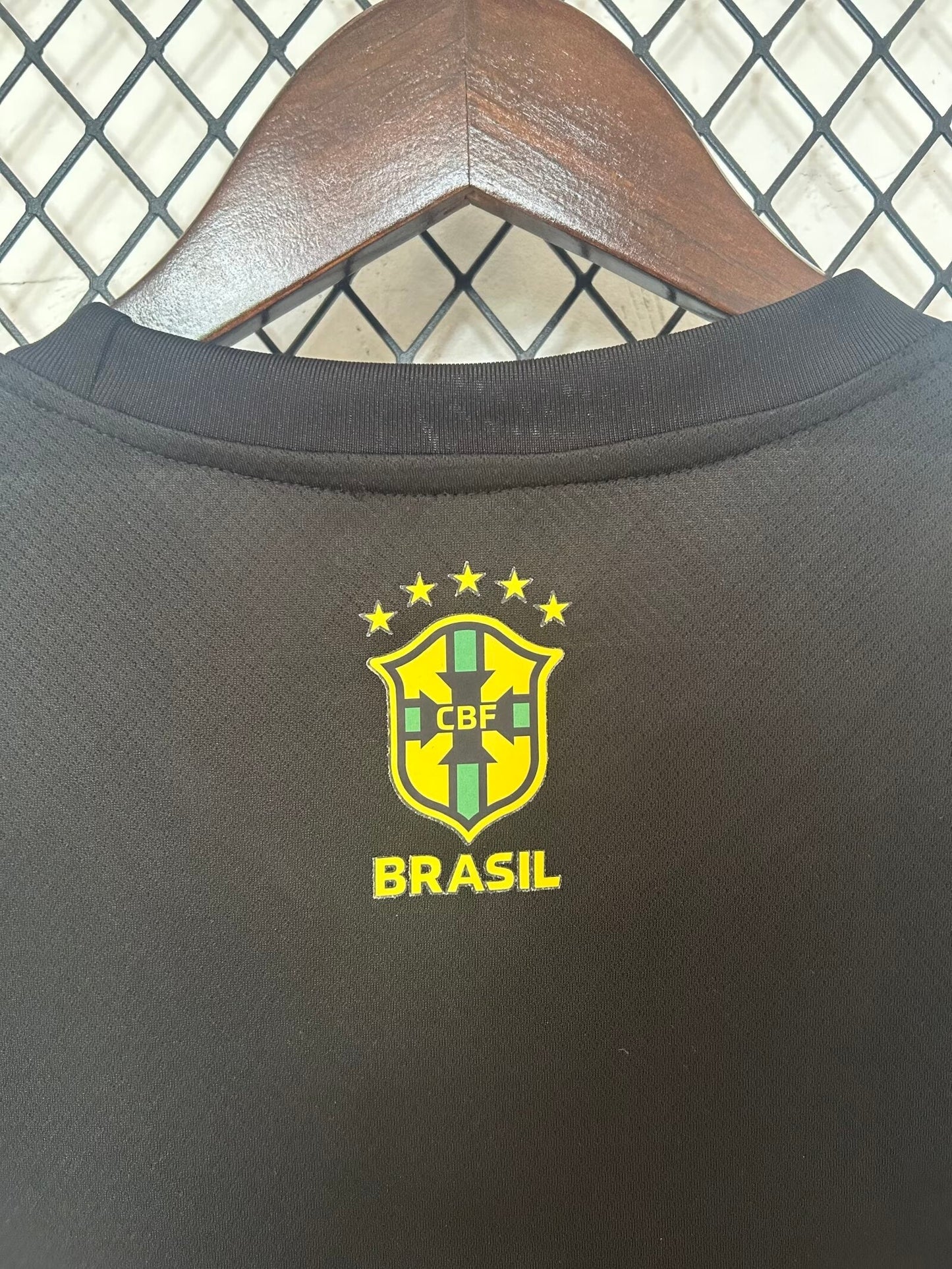 Brazil Jesus Black And Gray 2024 Special Jersey