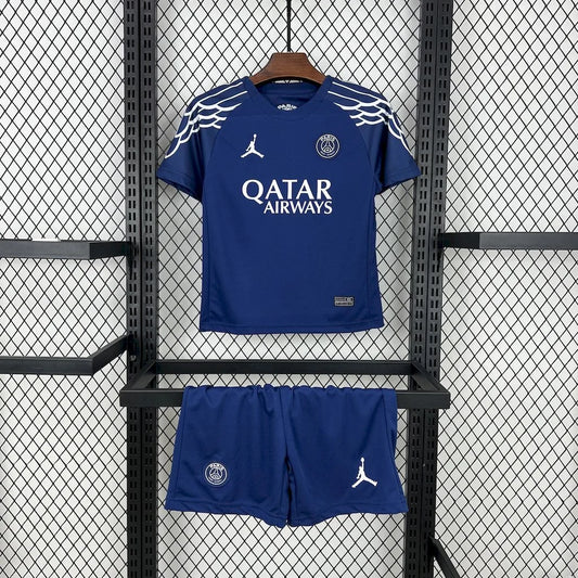 PSG (Paris Saint-Germain) 2025/26 3rd Kids Kit