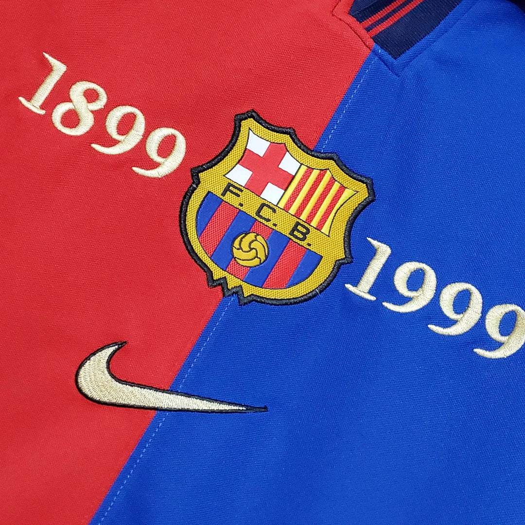 Barcelona 1999/00 Home Retro Jersey
