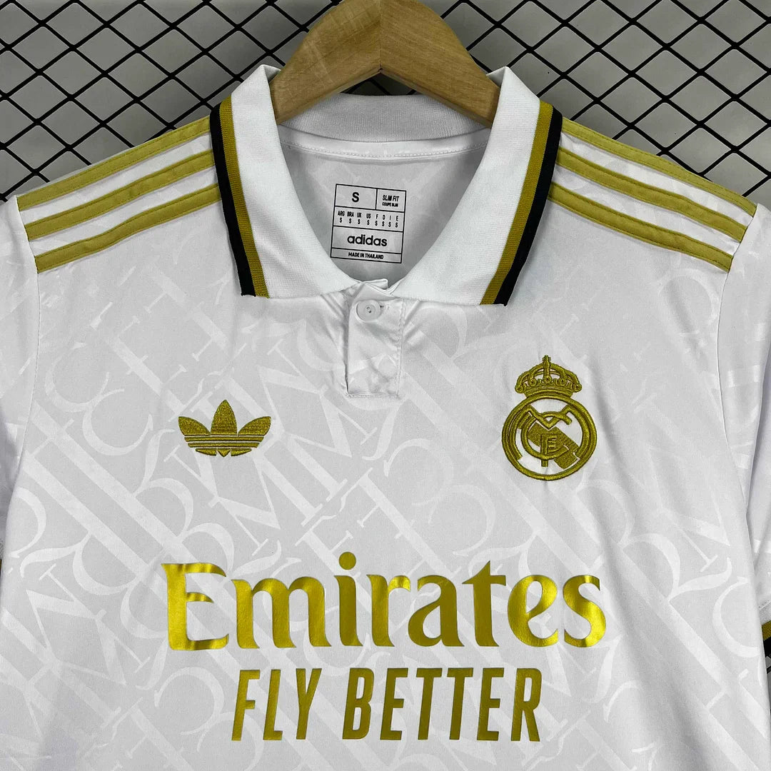 Real Madrid White And Gold 2025/26 Special Jersey