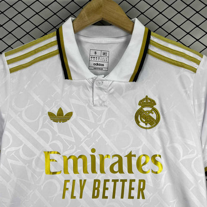 Real Madrid White And Gold 2025/26 Special Jersey