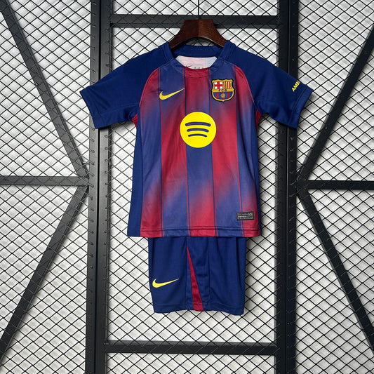 Barcelona 2025/26 Home Kids Kit