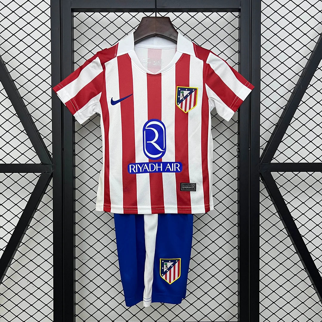 Atlético Madrid 2025/26 Home Kids Kit