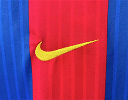 Barcelona 2016/17 Home Retro Jersey Long Sleeves