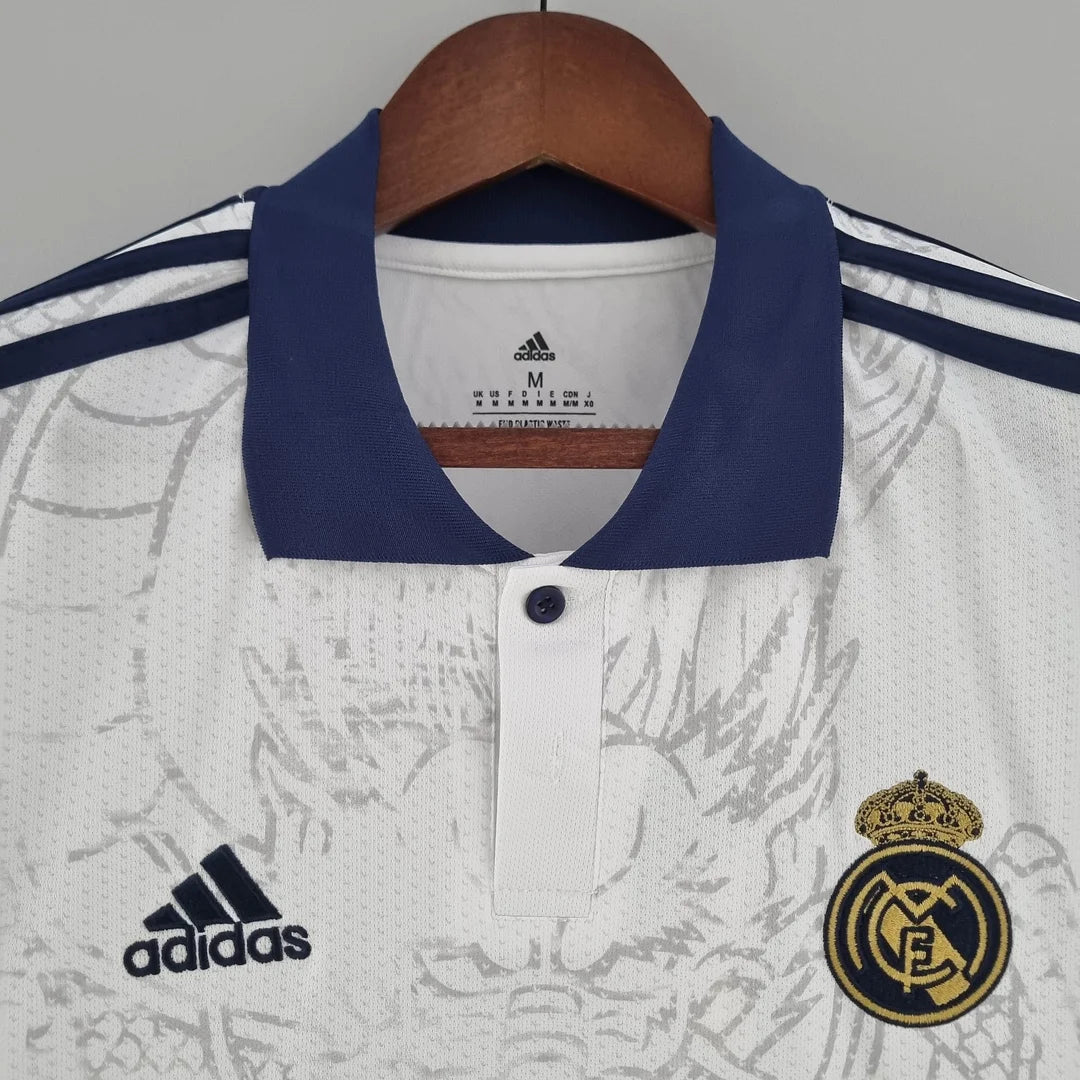 Real Madrid Black Dragon And White 2022/23 Special Jersey