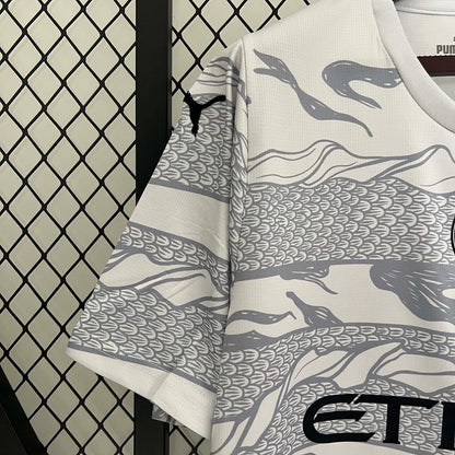 Manchester City Gray Dragon And White 2023/24 Special Jersey