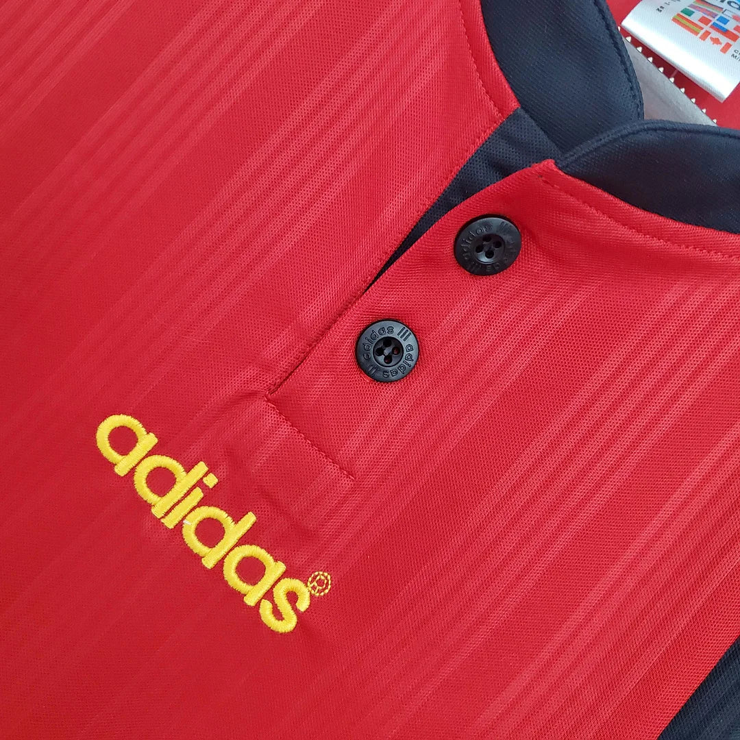 Spain 1996 Home Retro Jersey